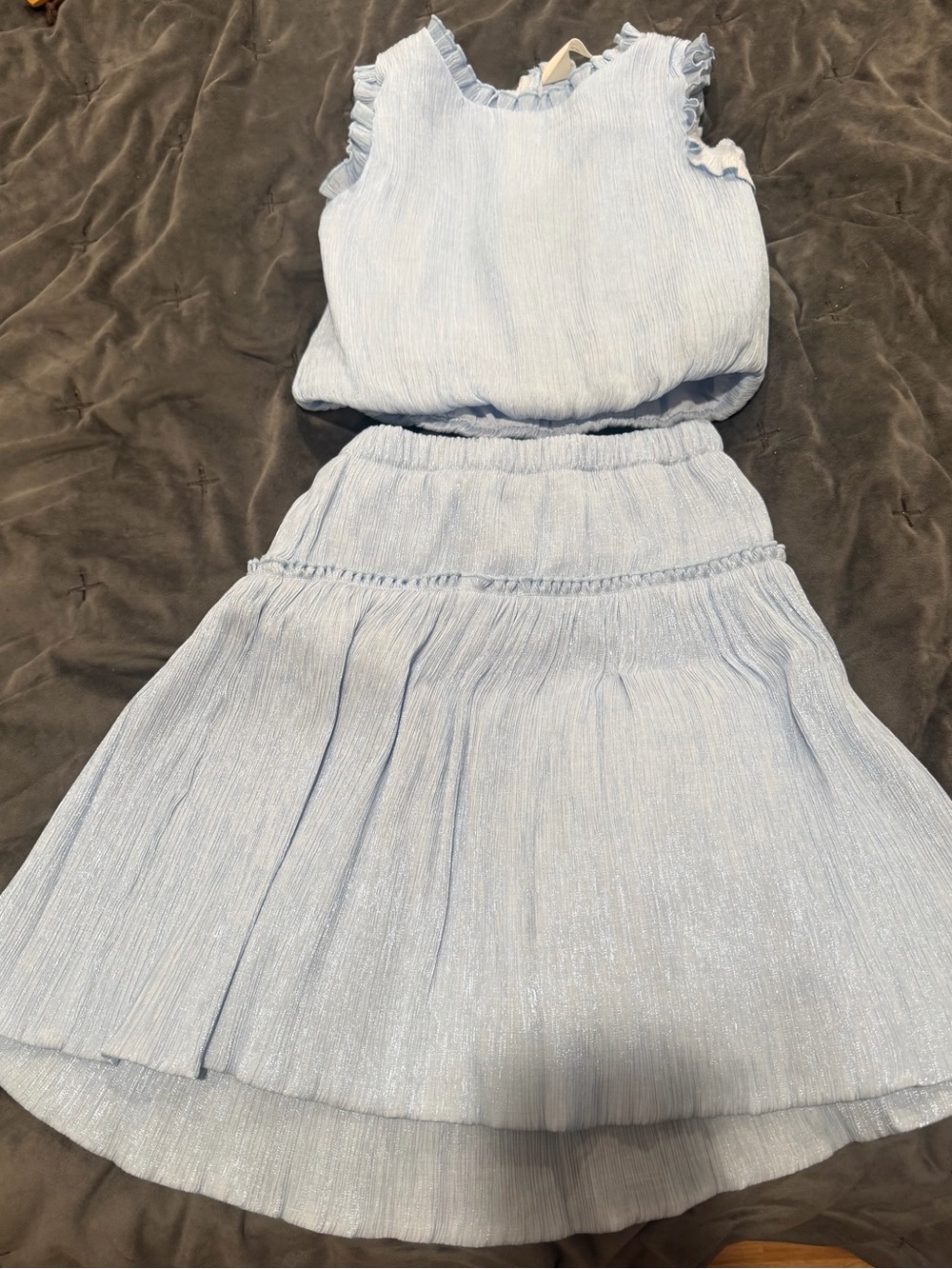 H&M Light Blue Girls Two-Piece Set